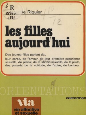 cover image of Les Filles d'aujourd'hui